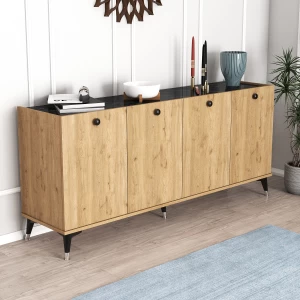 Moxen Mobilya Moxen Mk2 Mira Konsol Bendir Mermer Desenli